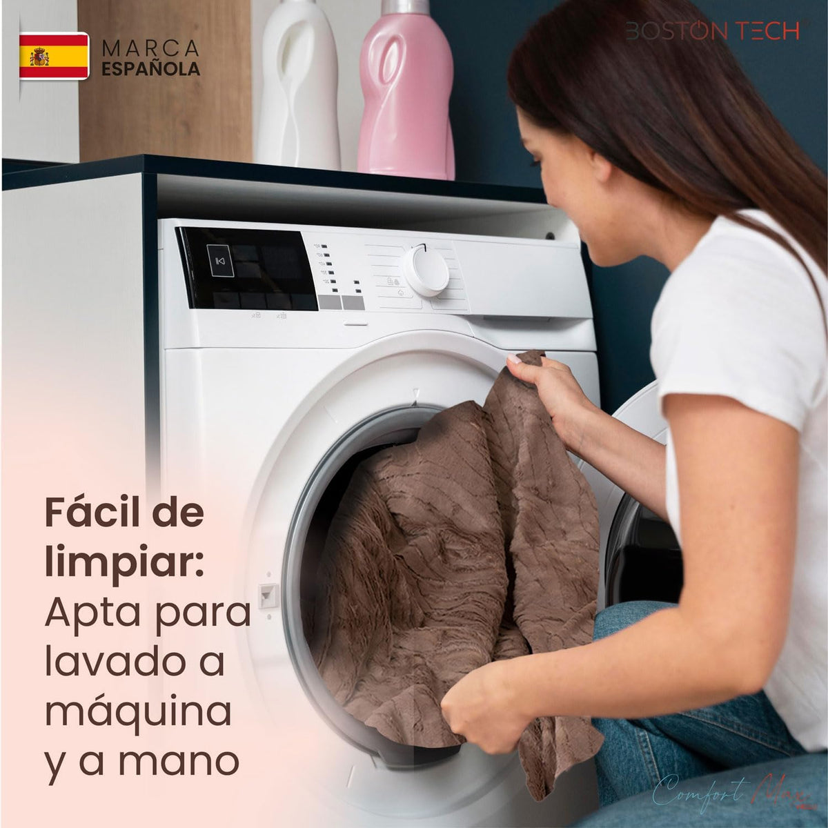 Manta eléctrica Boston Tech Comfortmax Double WE120 · 180 × 130 cm