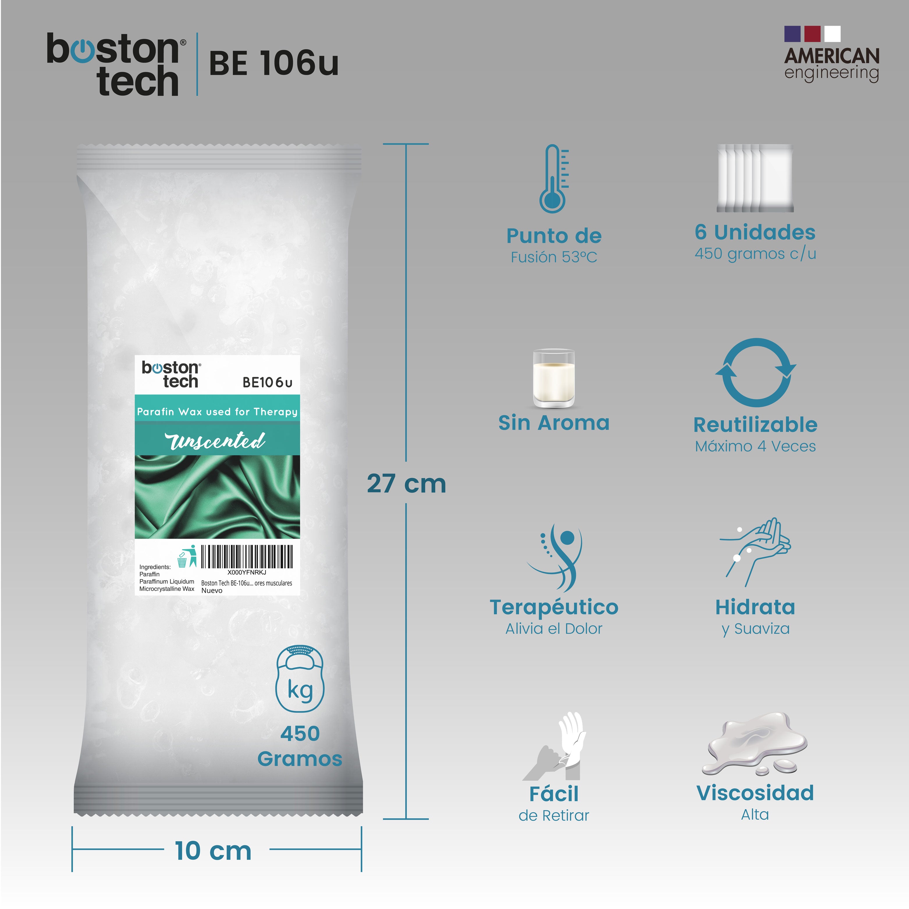 Cera de Parafina Sin Aroma