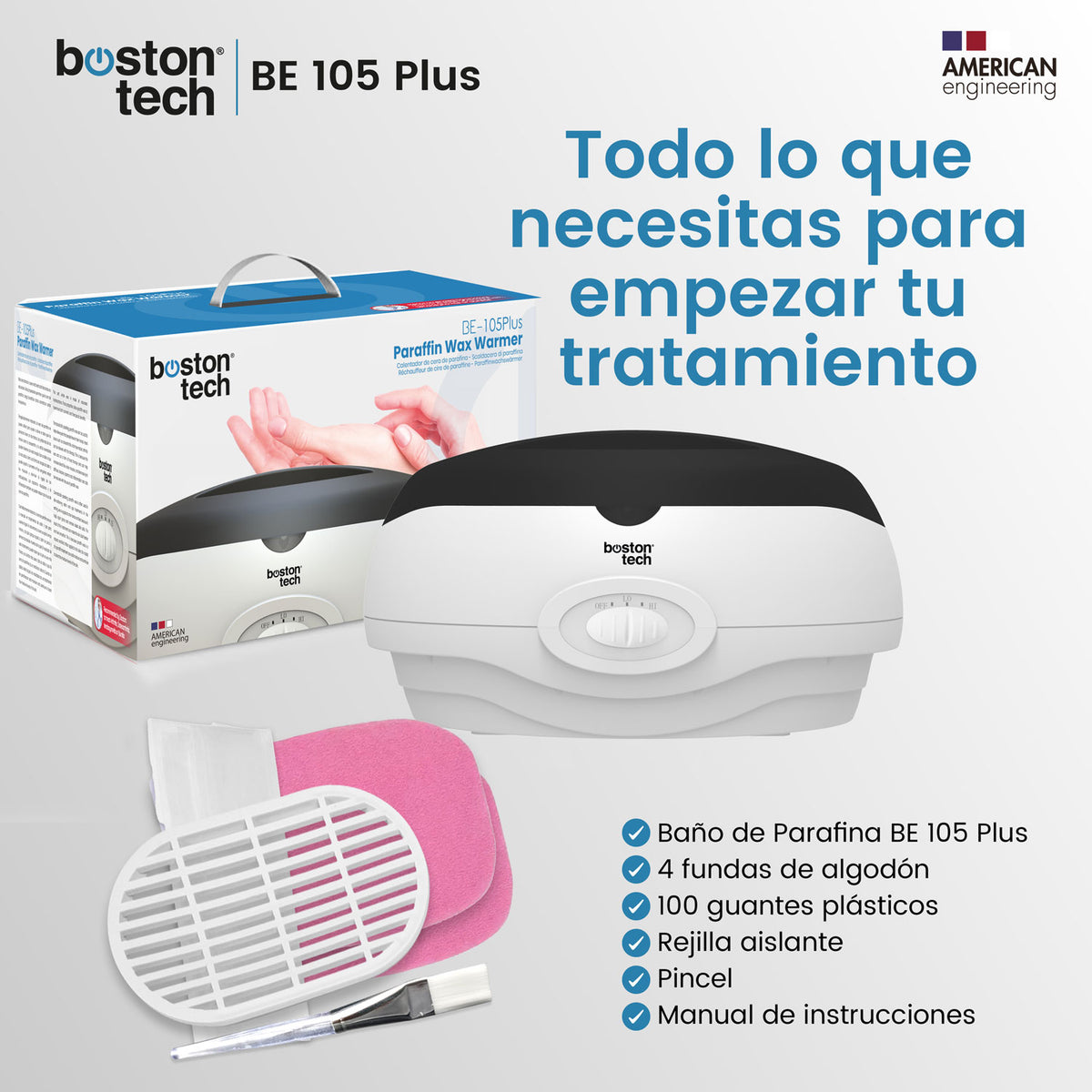 Baño de parafina para manos y pies Boston Tech BE105 Plus · 3 L