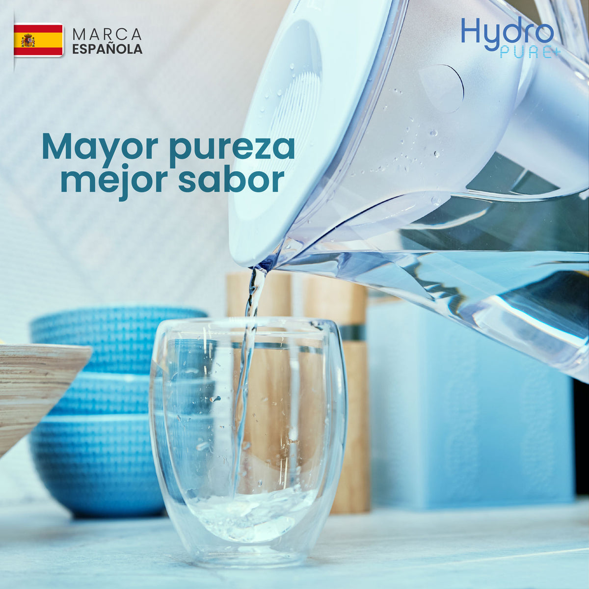 Filtros de agua HydroPure compatibles con Brita Maxtra · 12 cartuchos