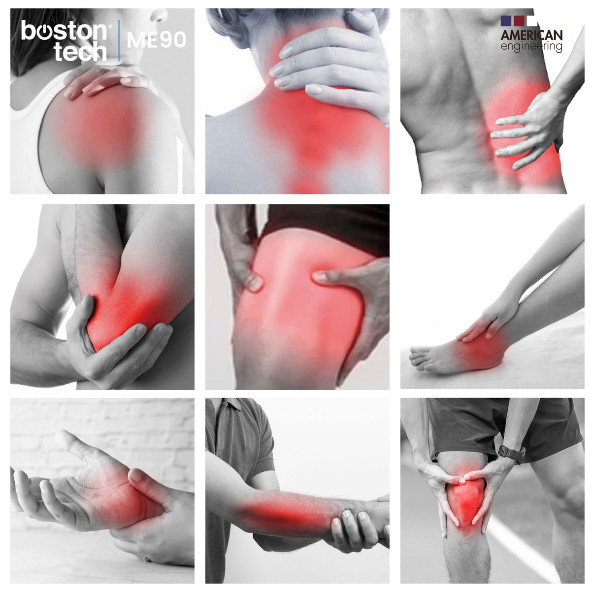 Electroestimulador TENS EMS Boston Tech ME90 · 24 programas y 2 canales