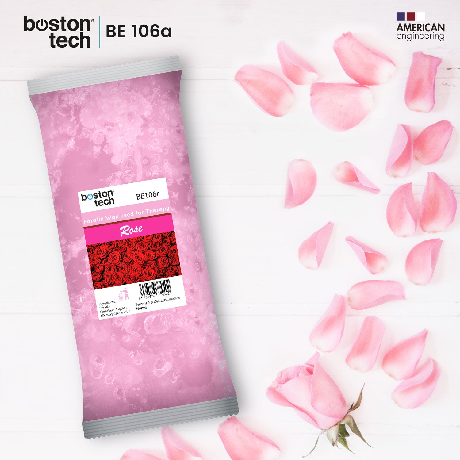 Cera de Parafina Rosa