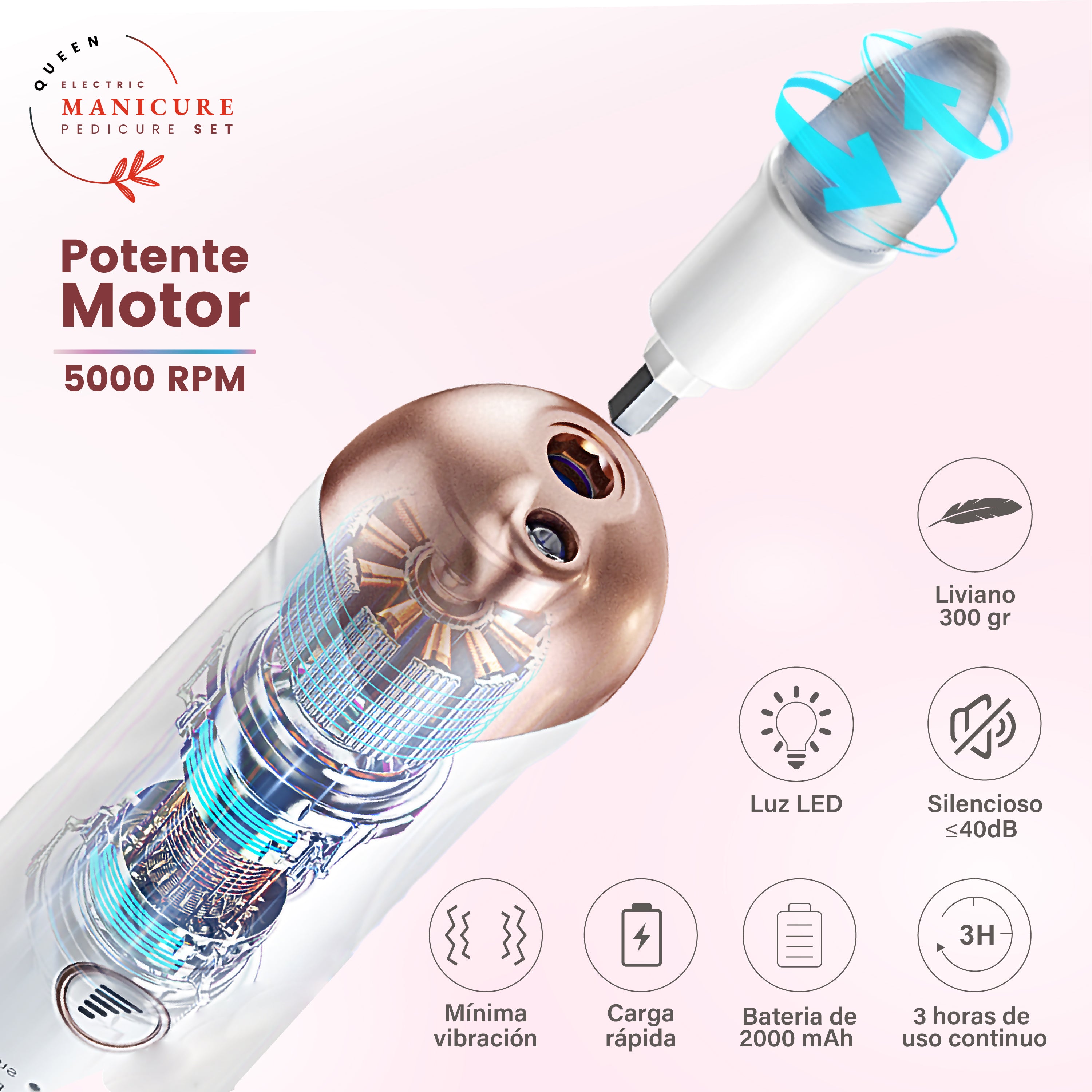 Torno para Uñas Profesional