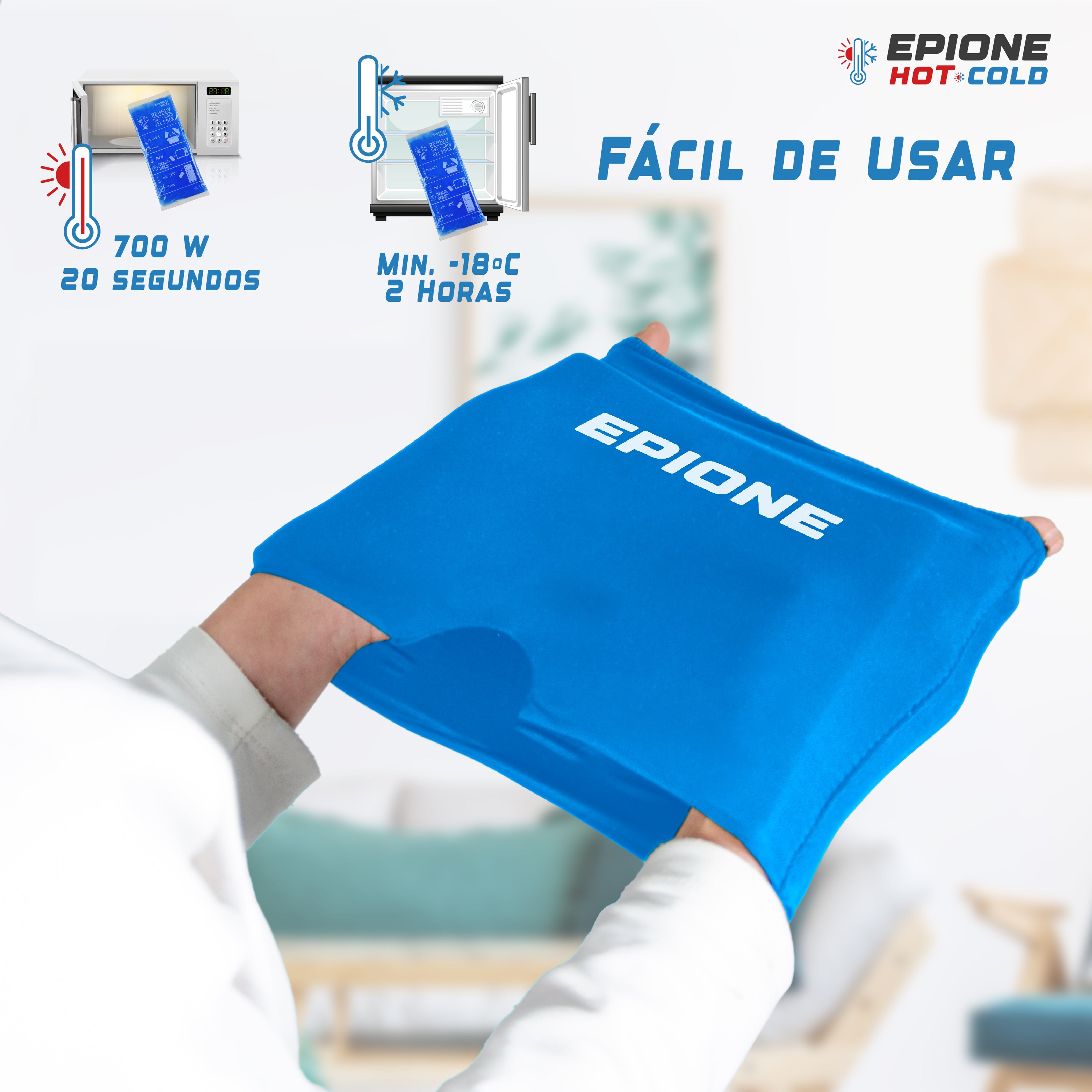 Gorro Migraña Frío con Gel de alta densidad - Compresión Fría o Caliente - Material Suave y Flexible para Máximo Confort