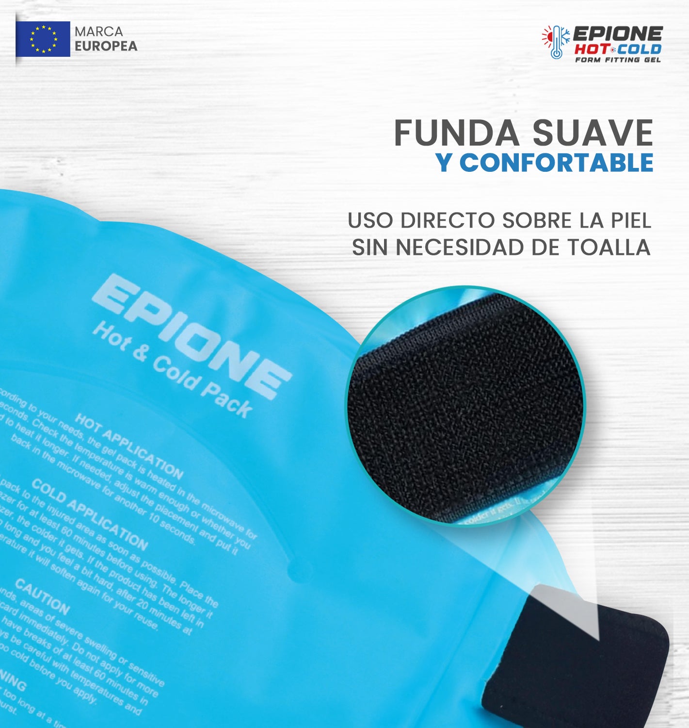 Bolsa de gel frío y calor 27 x 35 centímetros para rodilla – compresa reutilizable rodillera con correas ajustables y funda suave alivio del dolor hinchazón y recuperación muscular