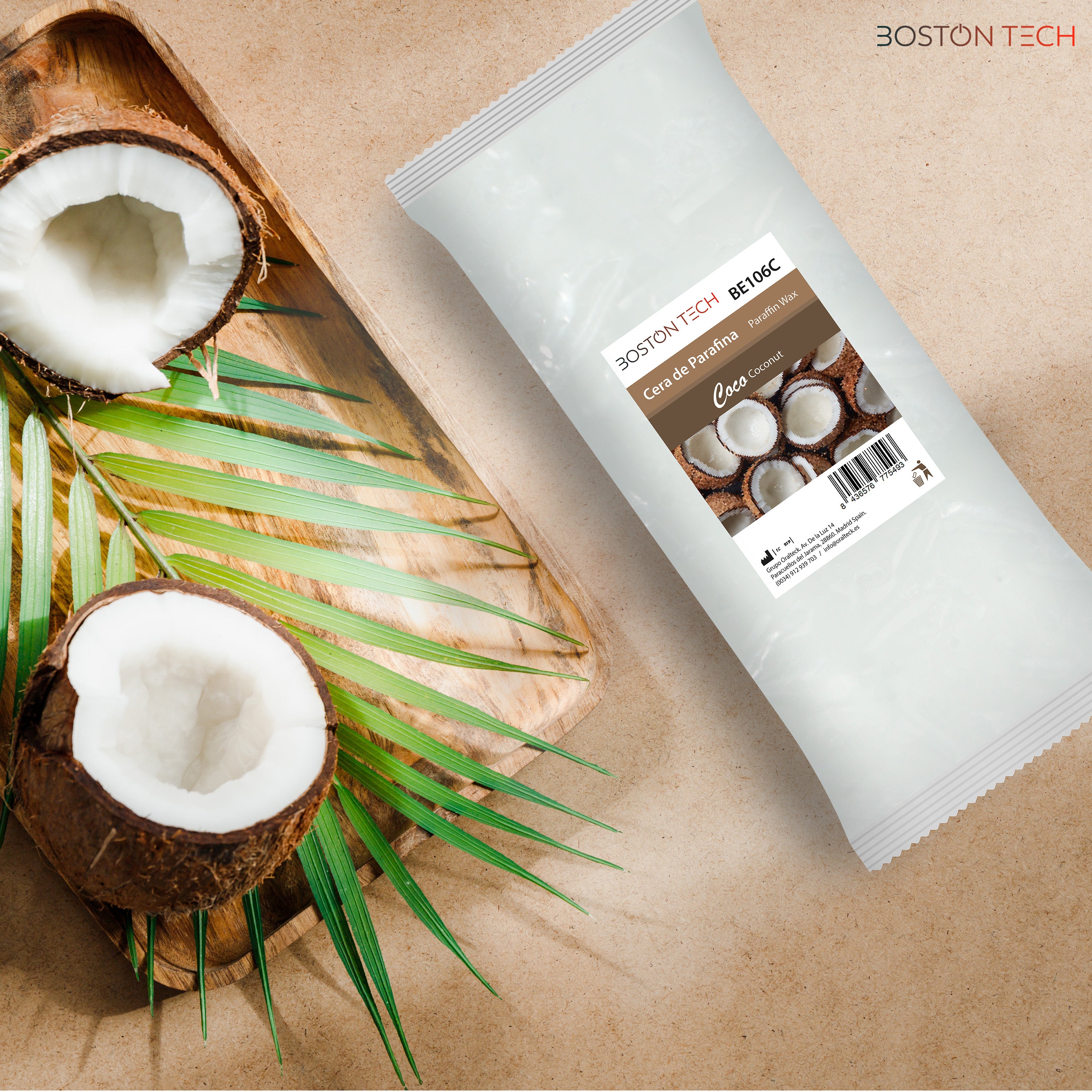 Cera de Parafina Coco (6 bloques)