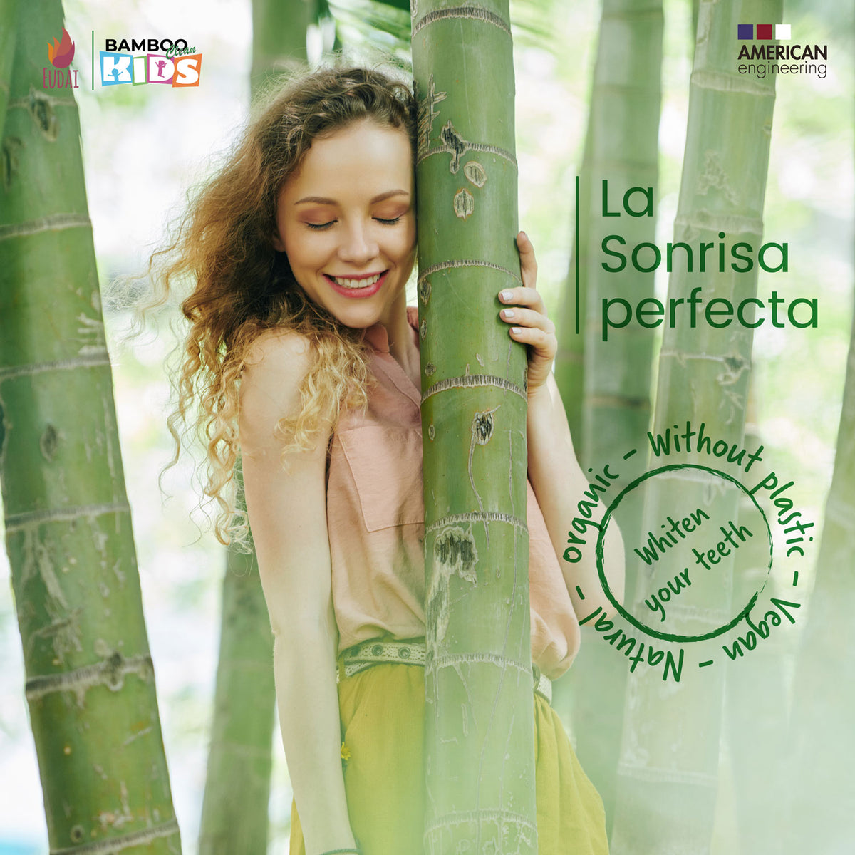 Cepillos de dientes de bambú para niños Kids · pack de 6