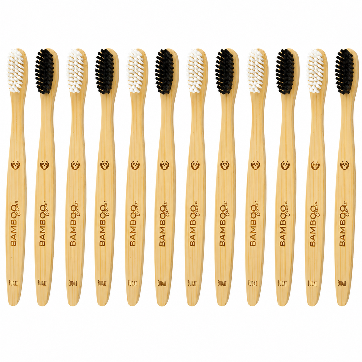 Cepillos de dientes de bambú Family · pack de 12