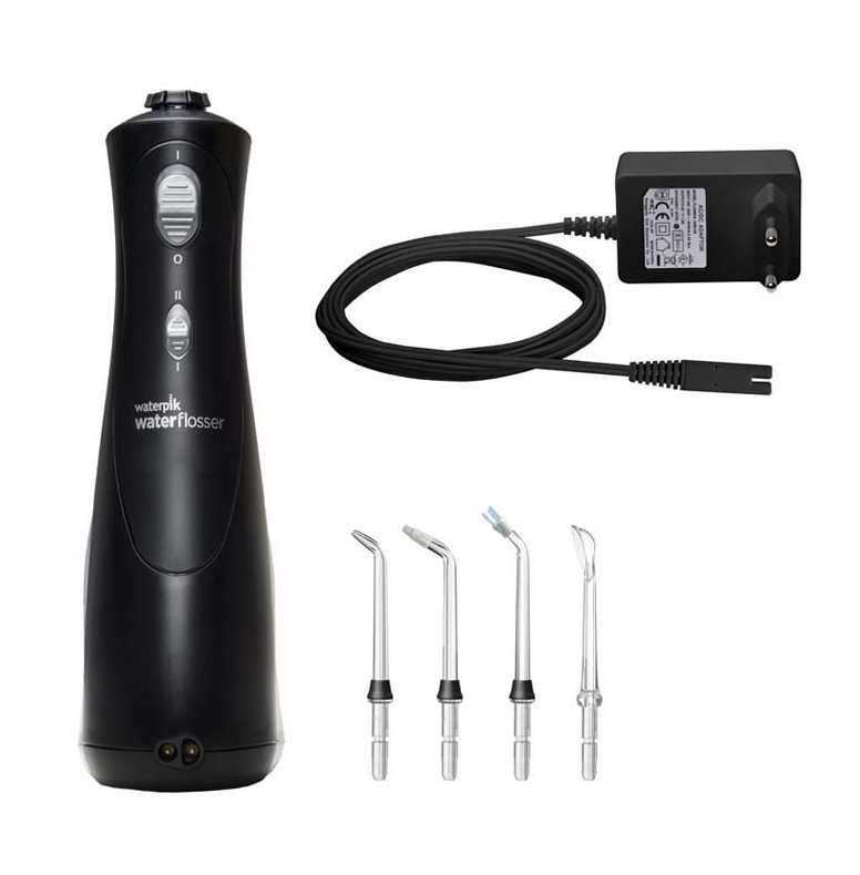 WATERPIK WP 462 Irrigador Bucal Inalámbrico Plus Negro