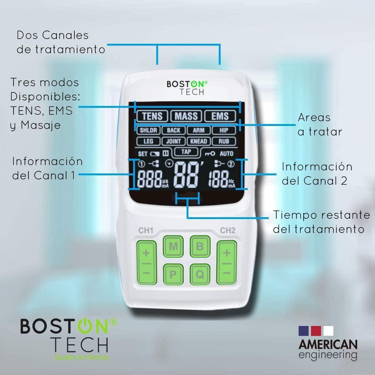 Electro estimulador Digital Profesional 3 En 1, Tens, Ems, Masaje - WE112 - Bostontechstore