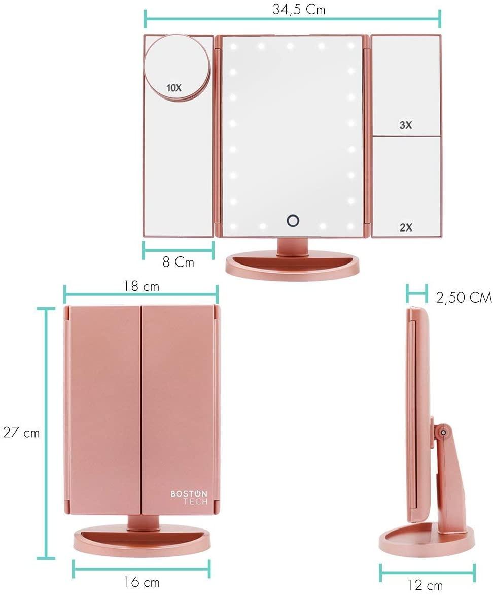 Espejo de Maquillaje con LED - BE104 - Bostontechstore