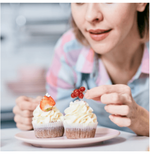 Una estudiante de repostería - Bostontechstore