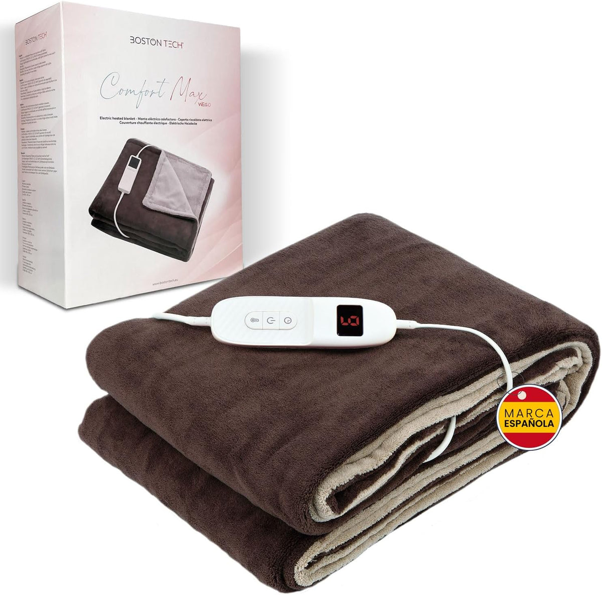 Manta eléctrica Boston Tech Comfortmax Double WE120 · 180 × 130 cm