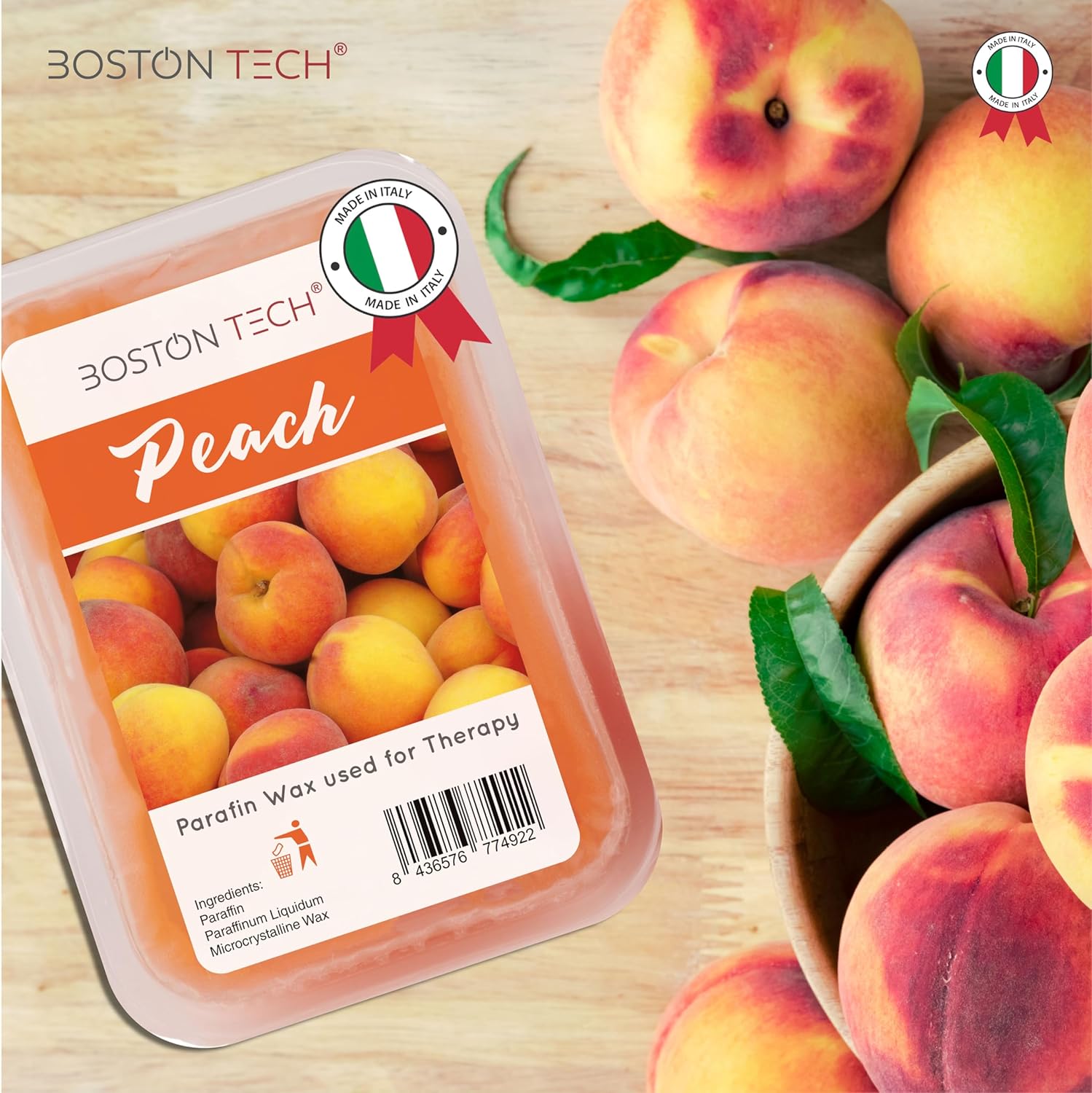 Cera de Parafina Melocotón (2 bloques)