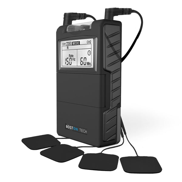 Electroestimulador TENS EMS Boston Tech ME89 Plus · 7 modos y 2 canales
