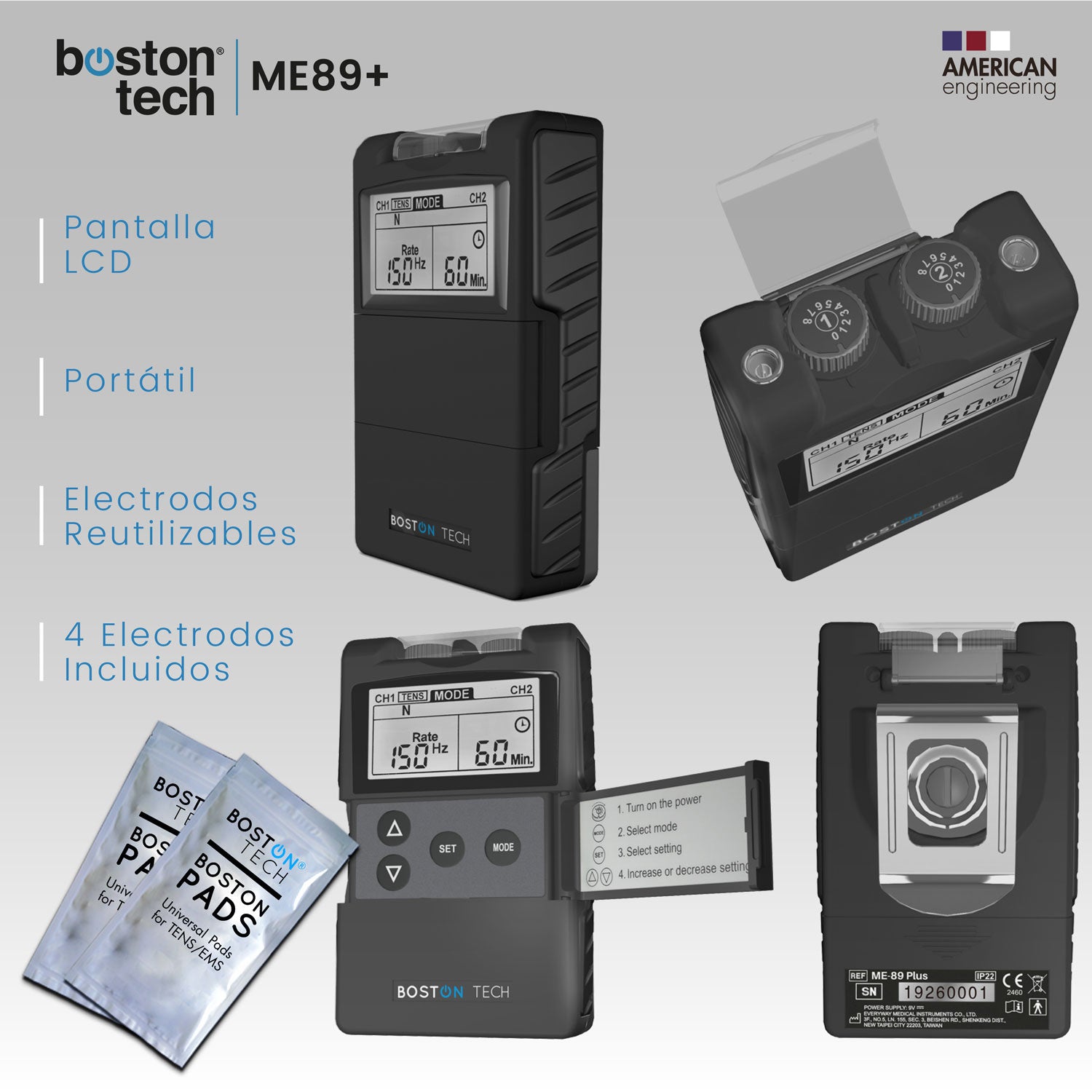 Electroestimulador ME89 plus