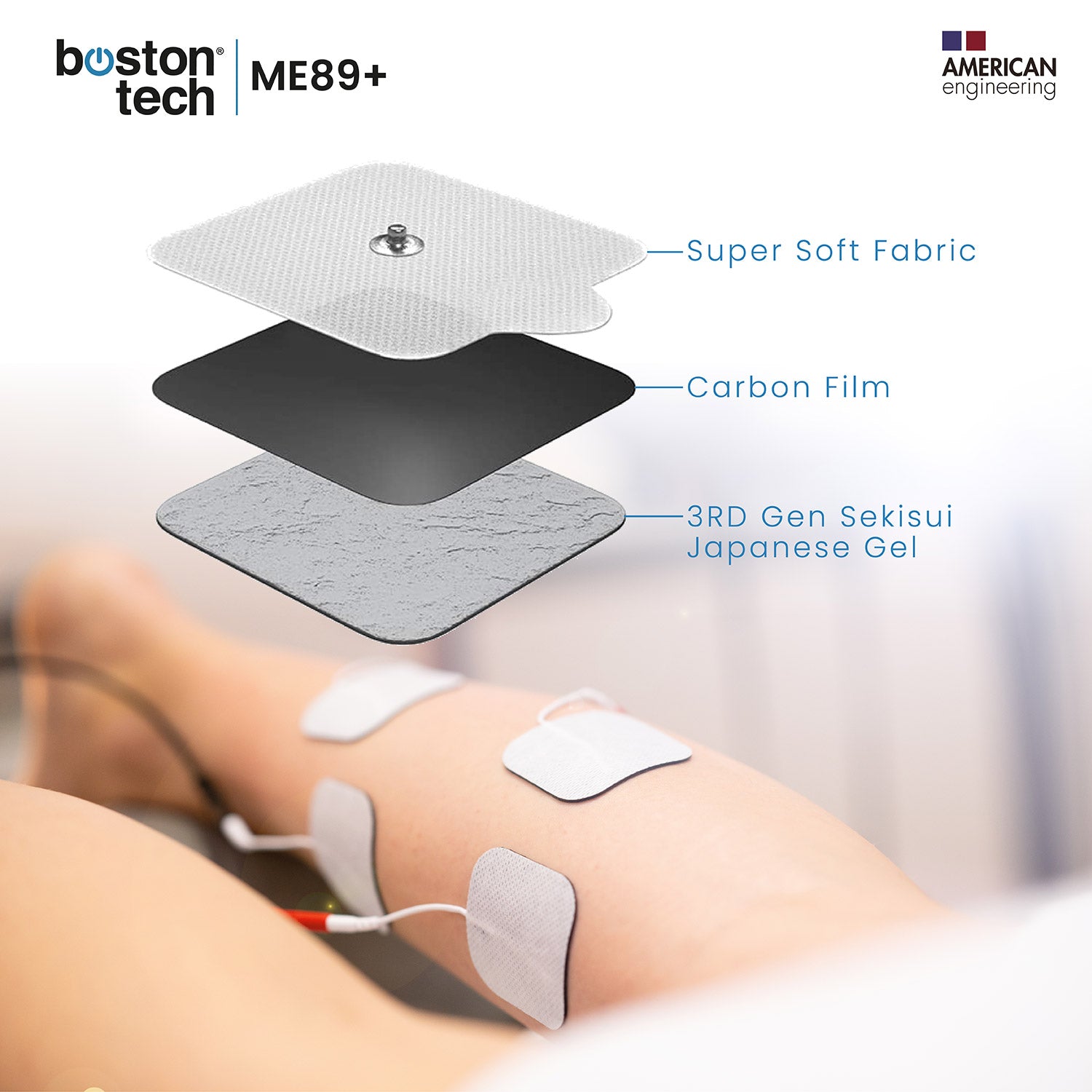 Electro estimulador Digital TENS, EMS - ME-89 plus