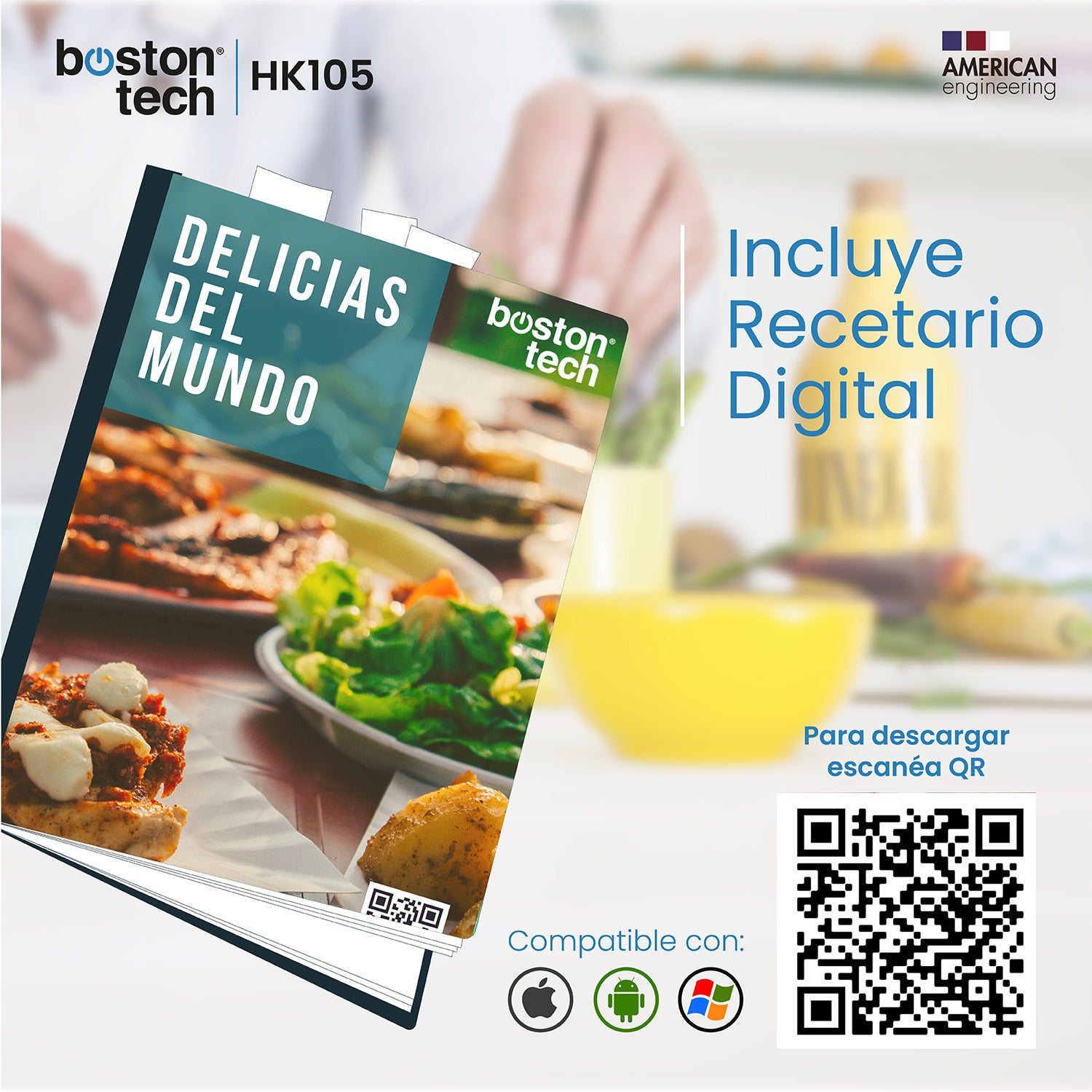 Báscula de Cocina Digital para Frutas y Alimentos - HK105