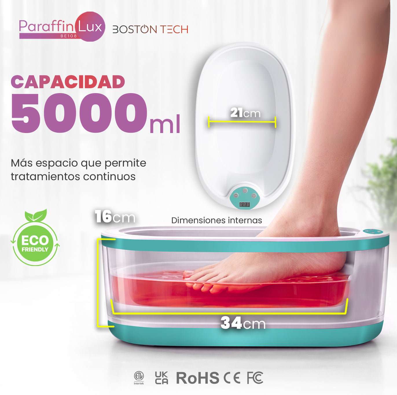 Baño de Parafina para tratemiendo de Artritis, Dolores Articulares y Piel Seca