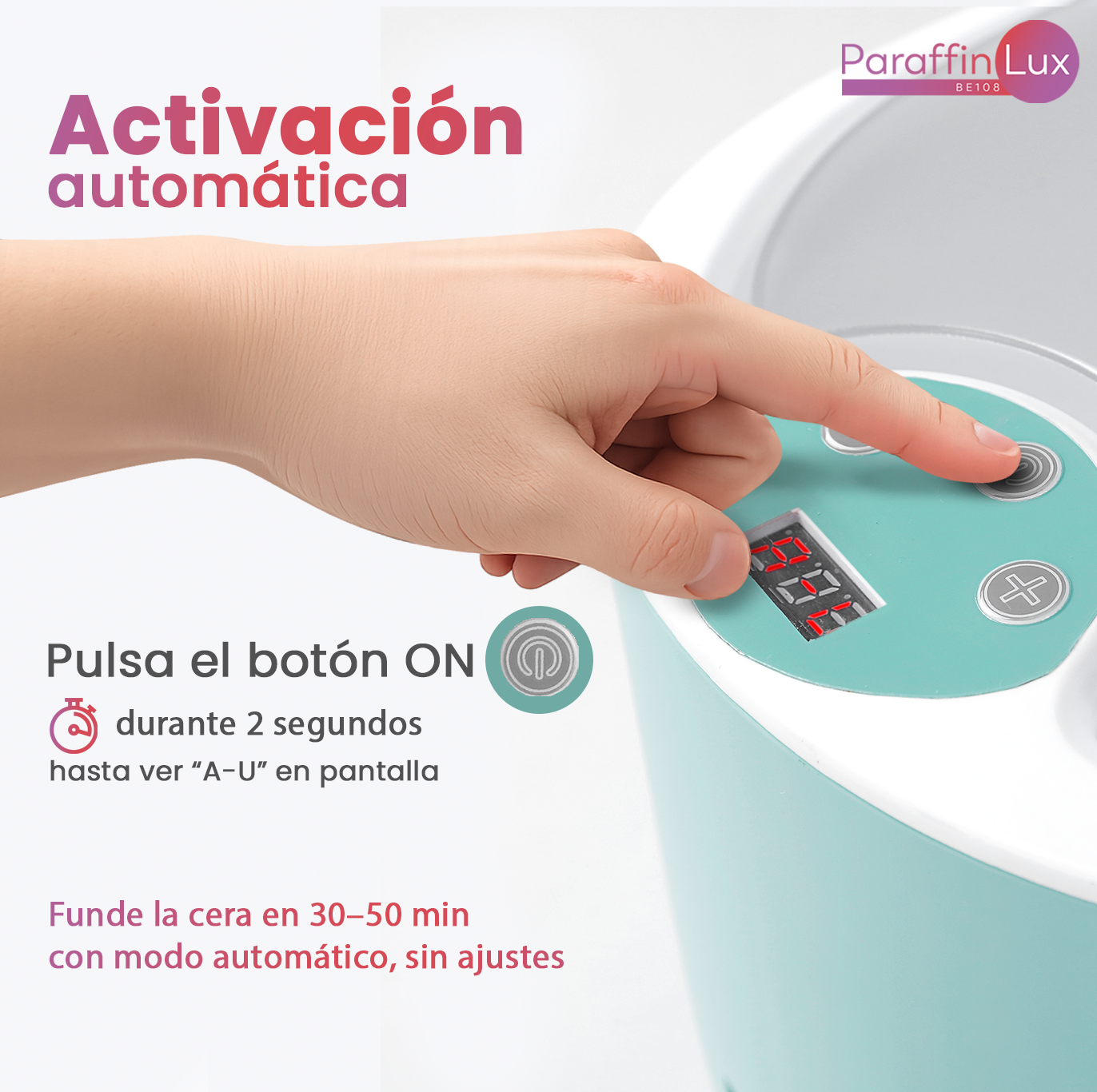 Baño de Parafina para tratemiendo de Artritis, Dolores Articulares y Piel Seca