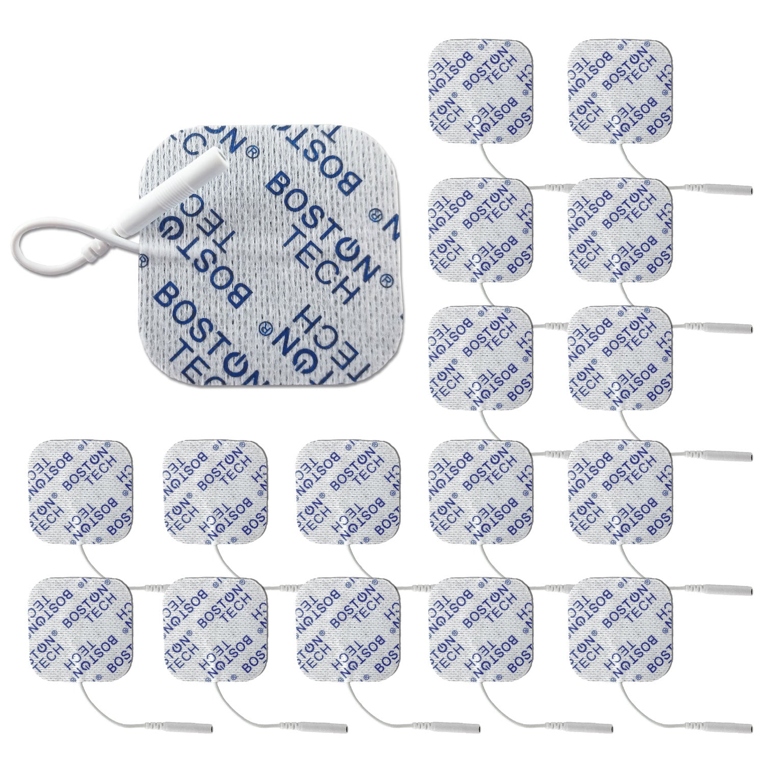 16 Electrodos Tipo Pigtail 2mm (5x5 cm)