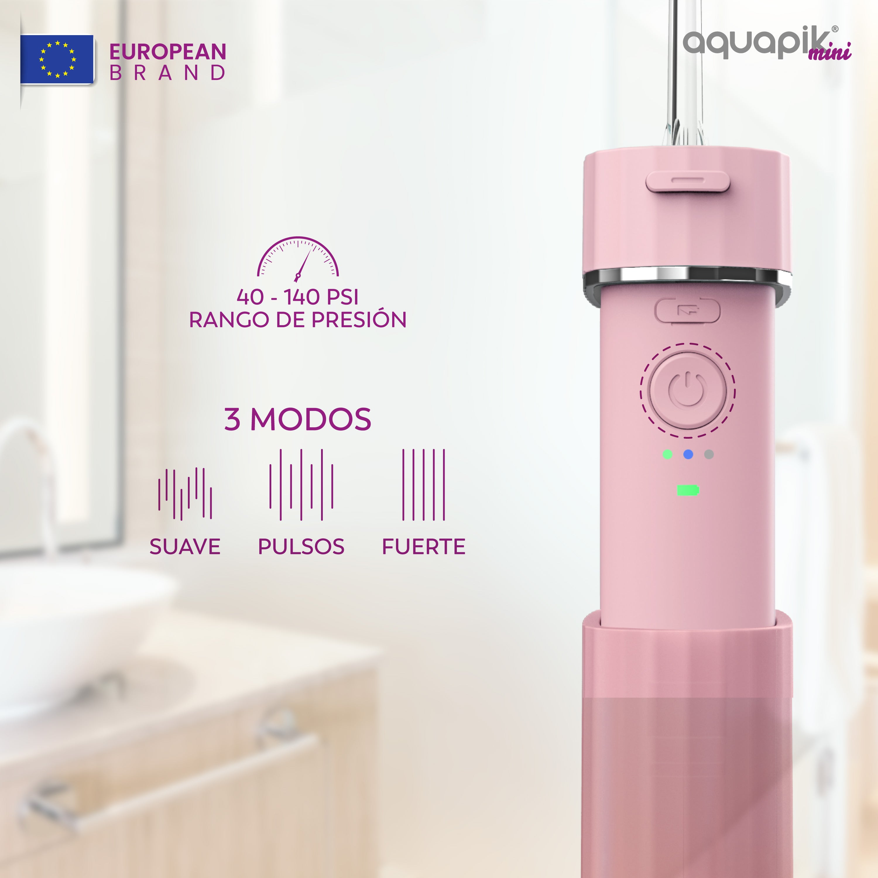 Irrigador Aquapik Mini Rosa