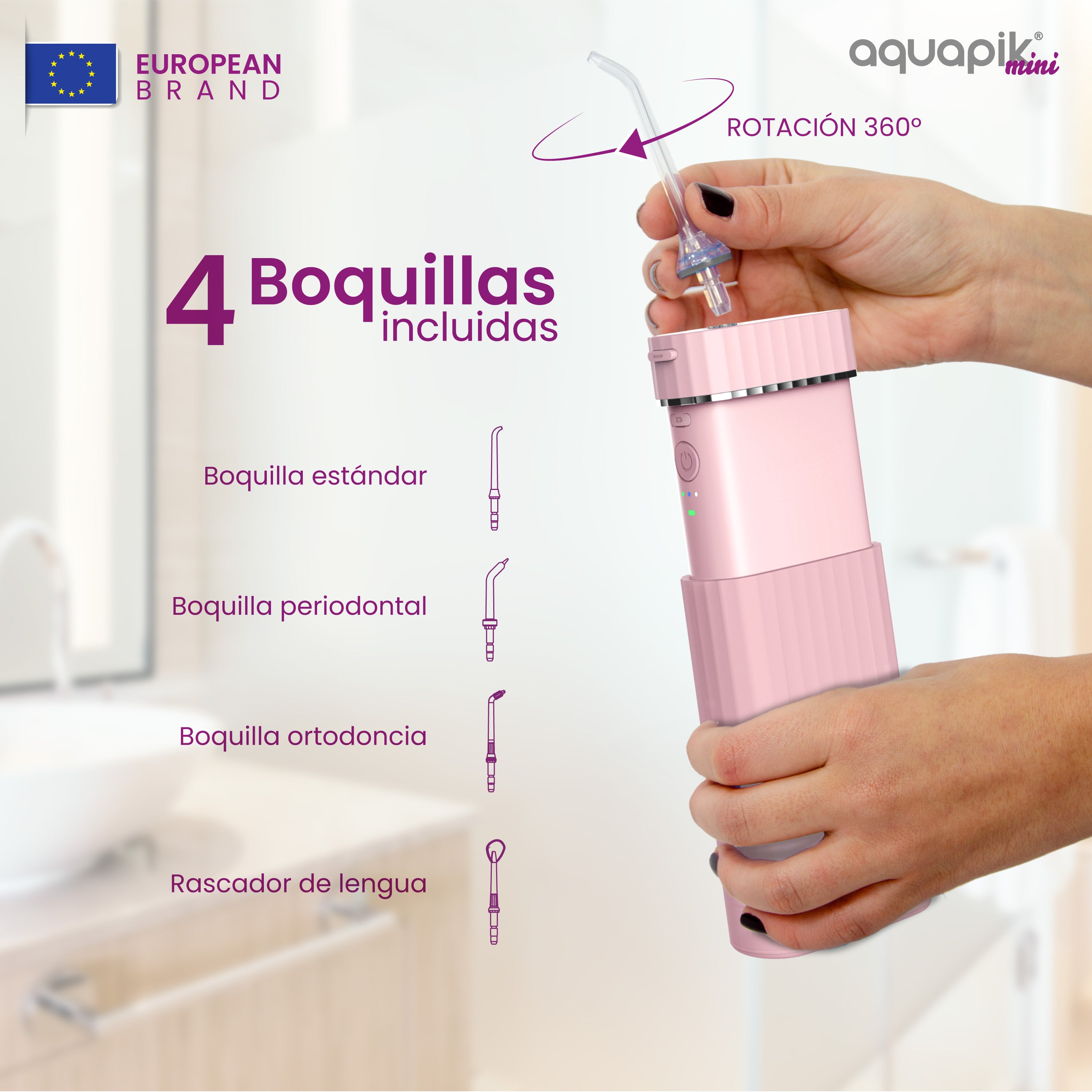 Irrigador Aquapik Mini Rosa