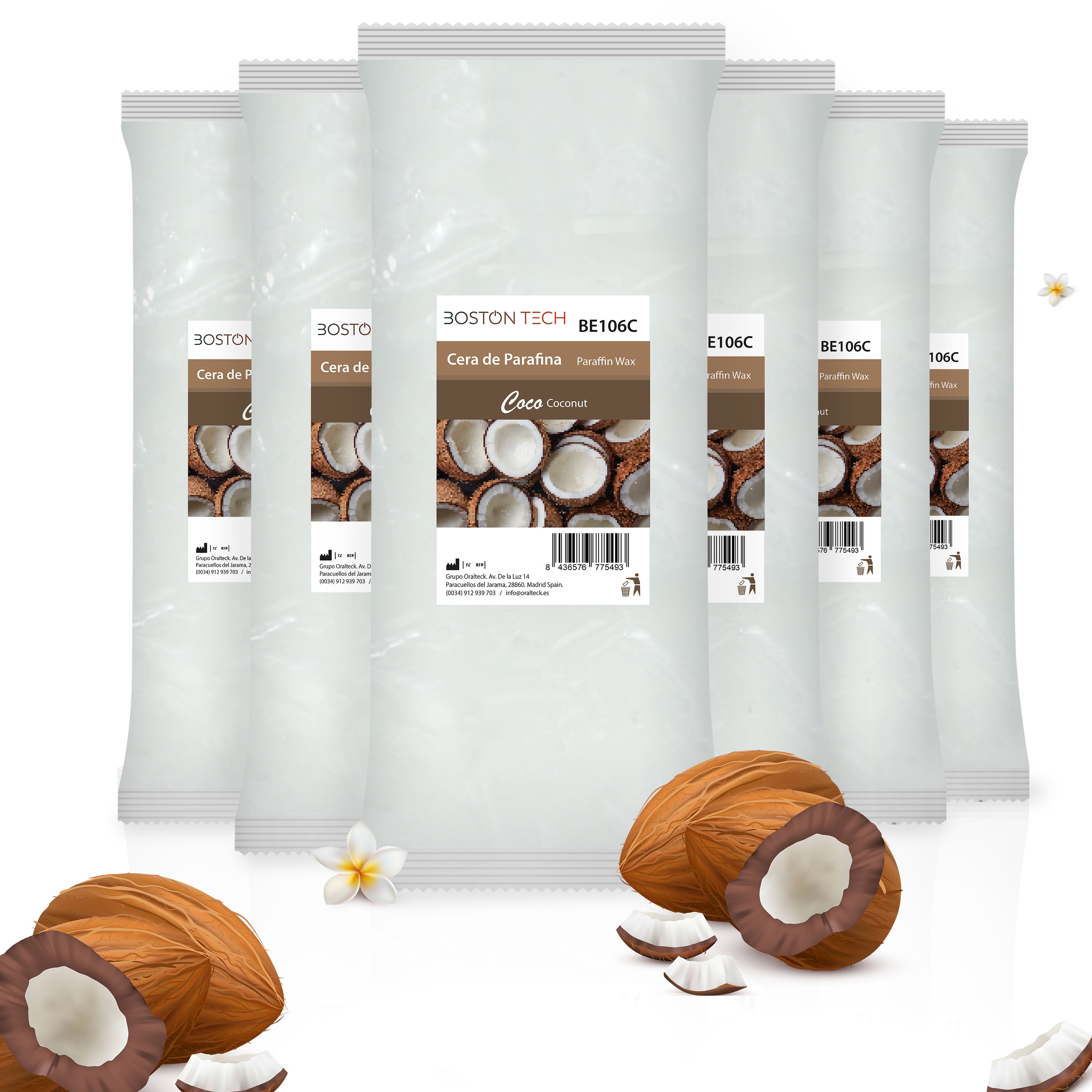 Cera de Parafina Coco (6 bloques)