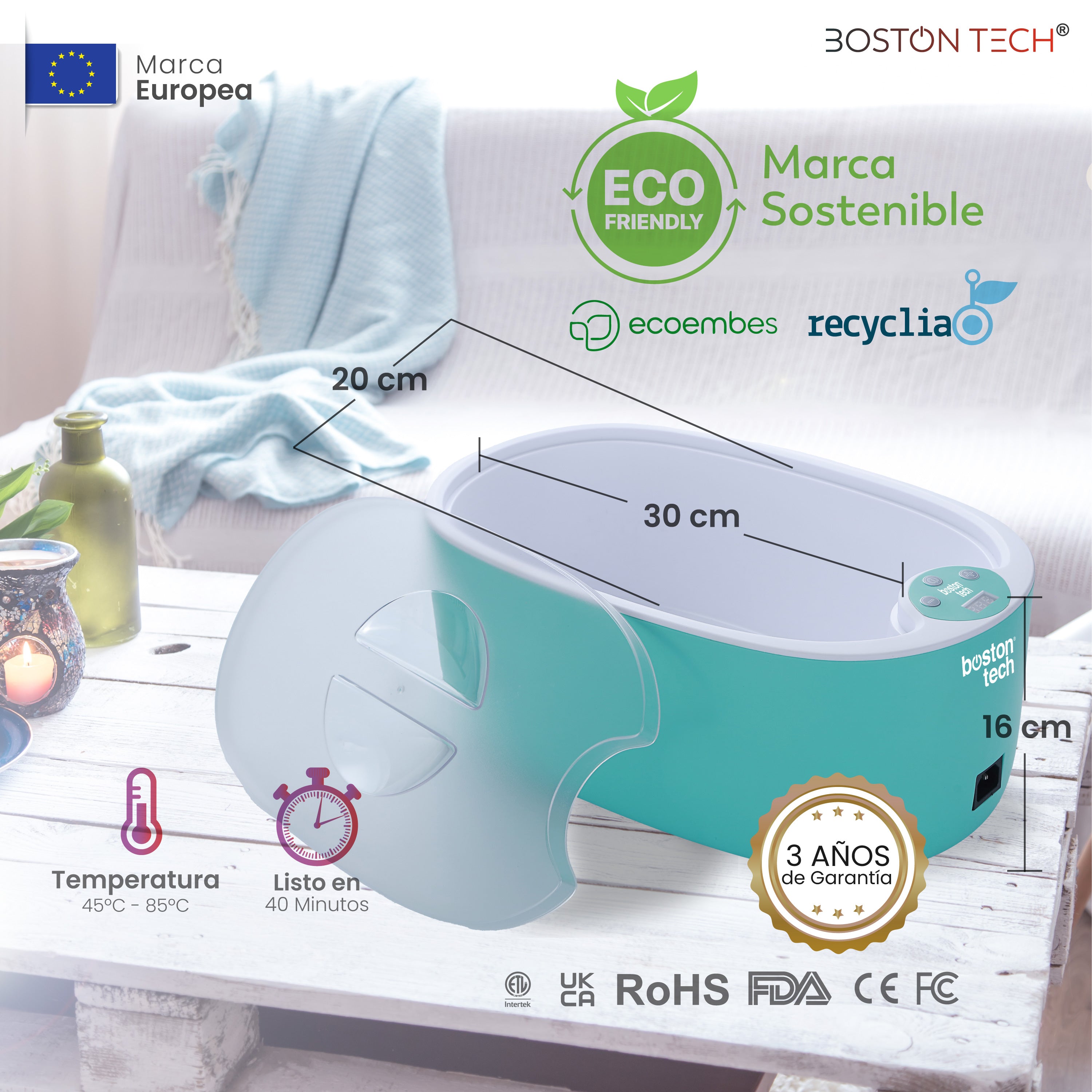 Baño de Parafina para tratemiendo de Artritis, Dolores Articulares y Piel Seca