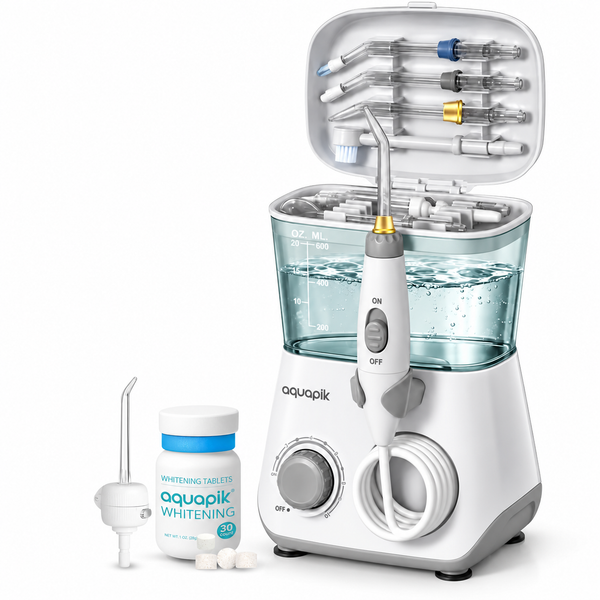 Irrigador dental Aquapik® ADVANCED · ortodoncia, implantes y kit blanqueador