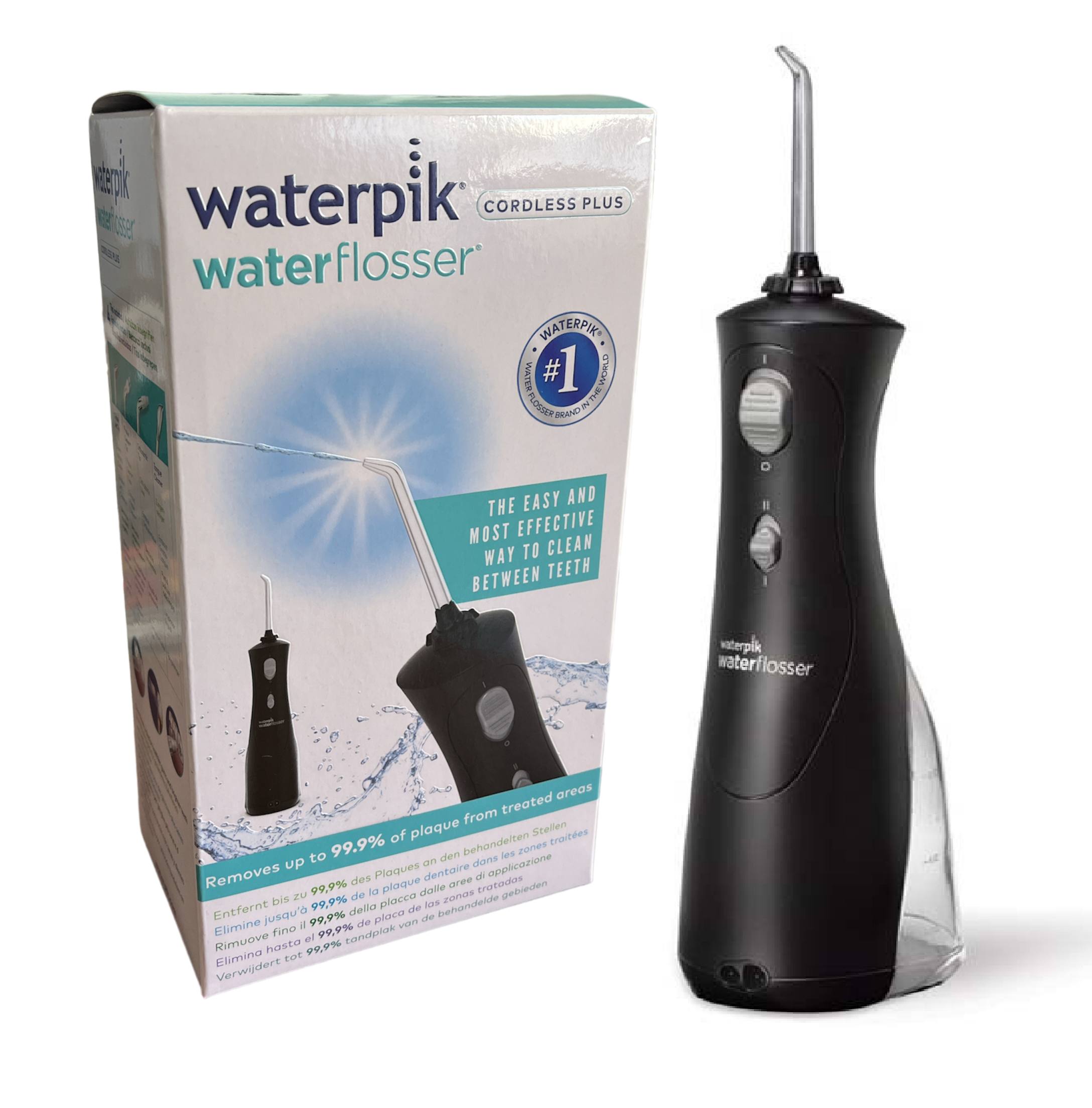 WATERPIK WP 462 Irrigador Bucal Inalámbrico Plus Negro