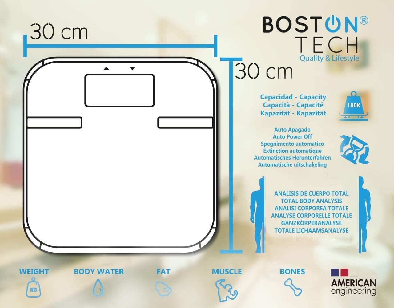 Báscula digital de baño con bluetooth - ME103 - Bostontechstore